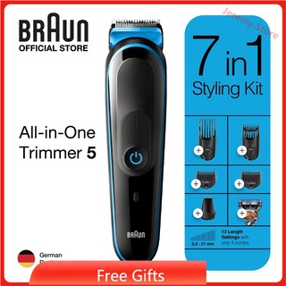 Braun ปัตตาเลี่ยนตัดผมไร้สาย ชาร์จได้ 7-in-1 สําหรับผู้ชาย MGK3245