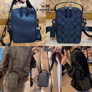 COACH TOP HANDLE CROSSBODY IN SIGNATURE CANVAS (C3146)