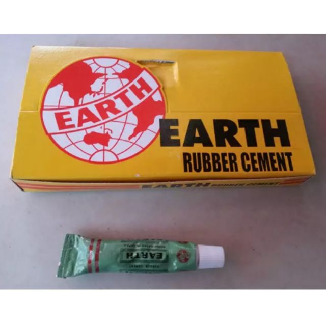 VAUKO : EARTH TIRE RUBBER CEMENT GLUE กาวปะยางรถจักรยาน มอเตอร์ไซด์ รถยนต์ รุ่น EARTH -01 จำนวน 1 หลอด