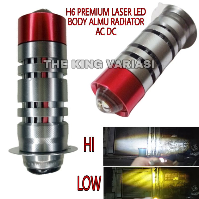 H6 Laser Led Premium Ac/Dc ไฟหน้า 24w Premium/H6 Super Led Laser 6-85V ไฟหน้าคุณภาพดีที่สุด/H6 led o