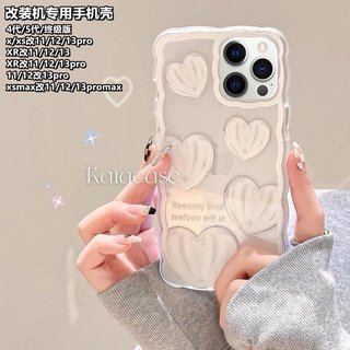 ღเคสโทรศัพท์ aple  เหมาะสำหรับ  xr ถึง 13 เครื่องดัดแปลงซิลิโคนพิเศษ xsmax ถึง 12/13promax soft shell xr ถึง 13pro