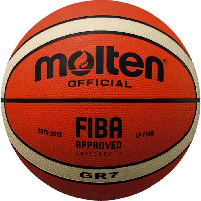 ลูกบาสเก็ตบอล Molten GR7 Fiba - ยางกลางแจ้ง