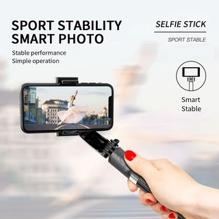 （พร้อมส่ง）Selfie Stick Stabilize Tripod รุ่น L08 Q08 ไม้กันสั่นไฟฟ้า สำหรับสมาร์ทโฟน