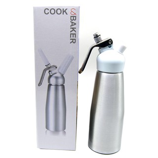 ขวดทำวิปครีม COOK BAKER 0.5 ลิตร หัวสีขาว 1610-1891