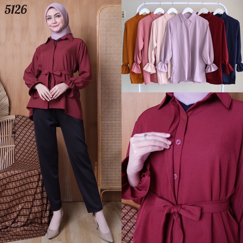 KEMEJA เสื้อ Shakila 5126 Rp. 55,000 x 4 สี