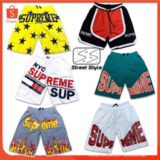 Supreme shorts 🤸🏻‍♀️กางเกงขาสั้นซูพรีม🏀  streetstyle shorts ฮิตสุดตอนนี้! Curve Basketball