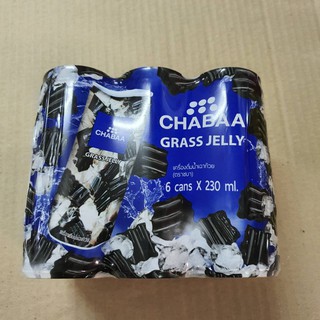 น้ำเฉาก๋วย grass jelly ชบา 230 มล x 6 กระป๋อง