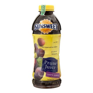 Sunsweet Prune Juice 946 ML. น้ำลูกพรุน ซันสวีท ช่วยระบบขับถ่าย ( ขนาด 946 มิลลิลิตร จำนวน 1 ขวด)