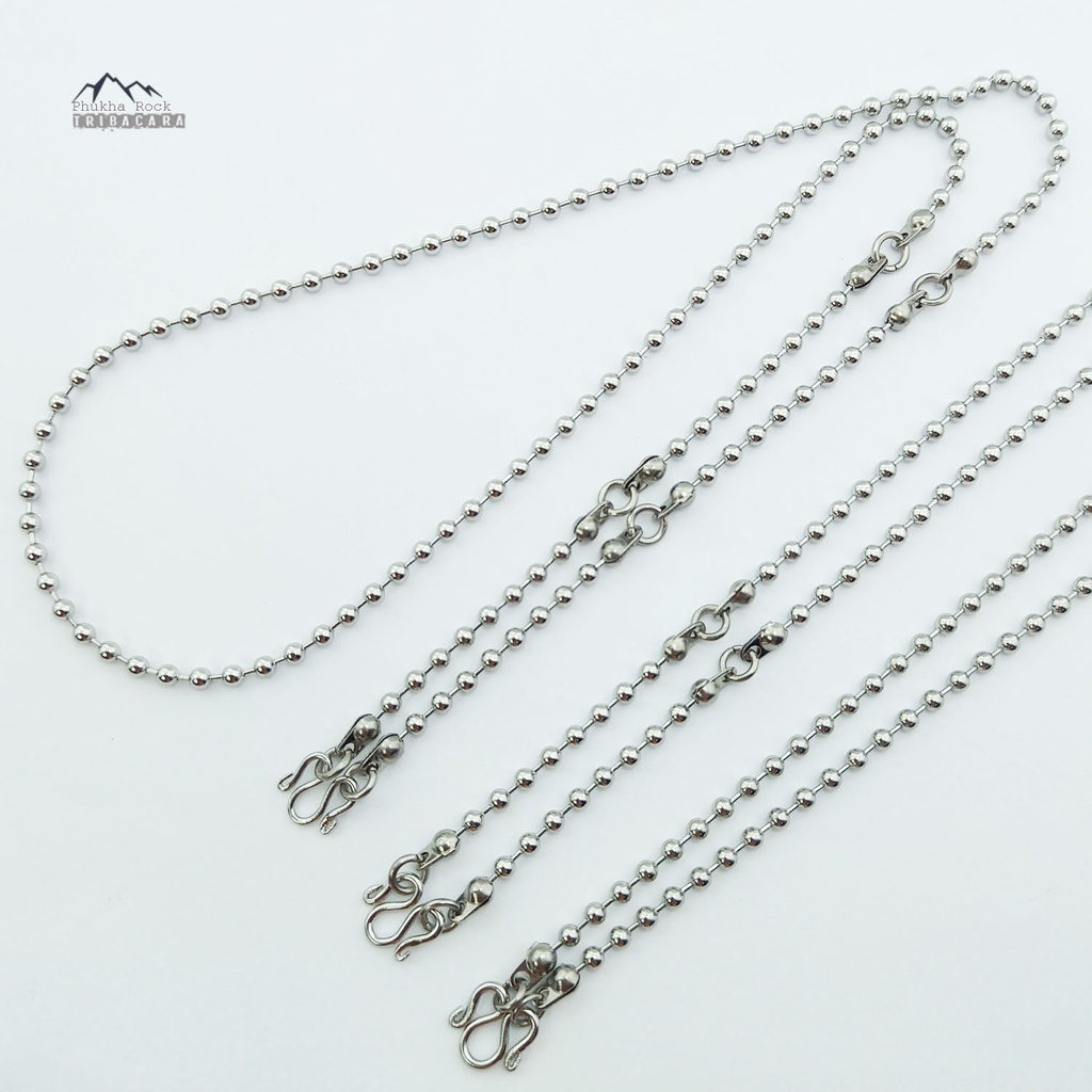 U22 ลายไข่ปลา ขนาด 3 มม สร้อยคอ ห้อยพระ สร้อยคอสแตนเลส สร้อยพระ stainless necklace
