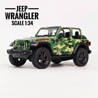 โมเดลรถเหล็กจิ๊ป 2018 JEEP WRANGER SCALE 1:32