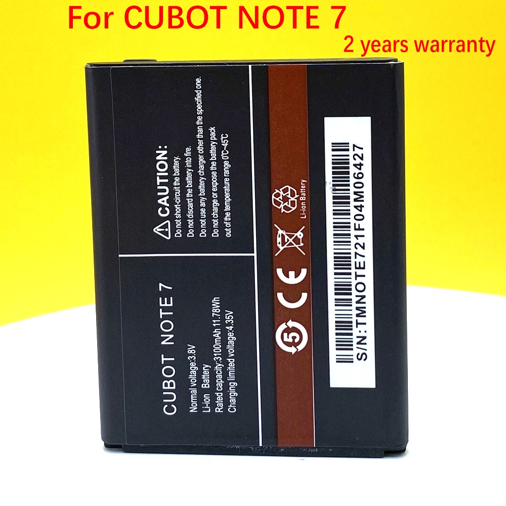 NEW Original Battery For Cubot Note 7 Mobile Phone In Stock Latest Production High Quality Battery+T