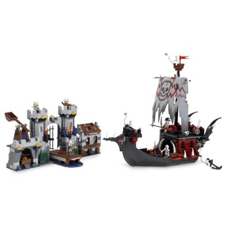 [มือ 2 สภาพดี] LEGO 7029 (year 2007) Castle Fantasy Era : Skeleton Ship Attack / ไม่มีกล่อง มีคู่มือ