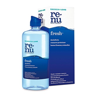 Renu Fresh Multi Purpose Solution 120 ml รีนิว เฟรช น้ำยาล้างคอนแทคเลนส์ 1ขวด