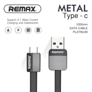 Remax USB Type-C Data Cable สายชาร์จและรับส่งข้อมูลรุ่น Metal RC-044a