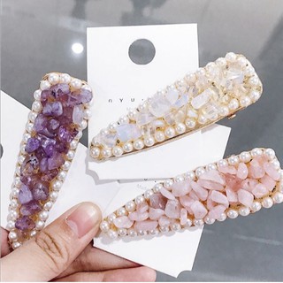 (พร้อมส่ง) กิ๊บติดผม คริสตัล สวยละมุนมากก งานนำเข้าอย่างดี สามารถติดออกงานได้เลย