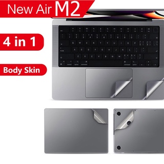 สติกเกอร์ซีดี 4 in 1 สําหรับ Macbook 2023 Air 15 A2941 Air M2 A2681 Pro 14 13 16 2021 M1 Pro Max Air 2020 A2337 A2338 A2442 A2485 Retina