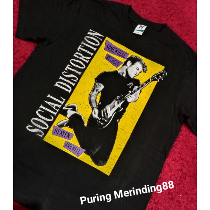 เสื้อยืด Social Distortion tag merchons