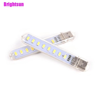 [Brightsun] โคมไฟ Led 8ดวงขนาดมินิชาร์จสาย Usb เหมาะกับการพกพาตั้งแคมป์แล็ปท็อป