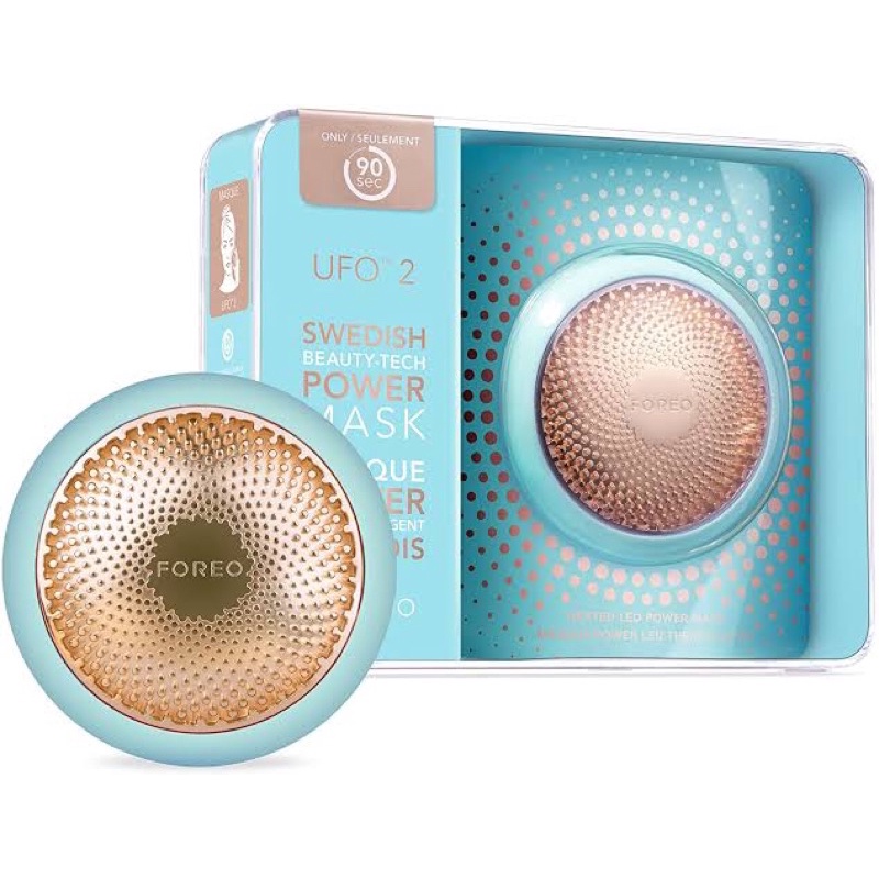 foreo UFO 2 สี mint เครื่องมาส์กหน้า Foreo mask 90วินาที UFO2 พร้อม sheet mask