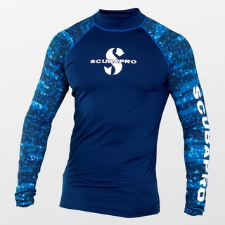 เสื้อแขนยาวดำน้ำผู้ชาย Scubapro Aegean Rash Guard UPF 50 – Men