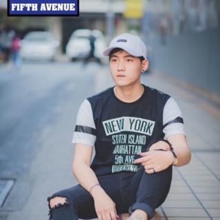 เสื้อยืด รุ่น City of Newyork สีดำ แจกโค้ด NEWAPRI