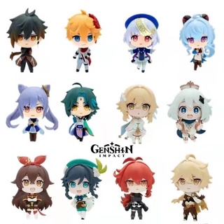 Genshin impact figure ฟิกเกอร์แคปซูล Gashapon Gacha ขนาดเล็กของสะสม