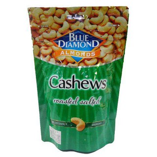 Blue Diamond Roasted Salt Cashew Nut150g  บลูไดมอนด์เม็ดมะม่วงหิมพานต์คั่วเกลือ 150 กรัม