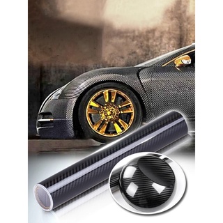 Easternauto สติ๊กเกอร์แต่งรถยนต์ สติ๊กเกอร์ฟิล์มแต่งรถยนต์ กันน้ำ 5D Carbon Wrap Sticker