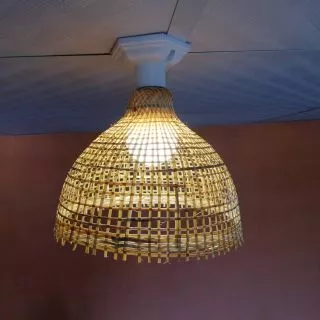 สุ่มสานประกอบโคมไฟ ชุด5 ใบ🔦💡💡ตกแต่งโคมไฟประดับ