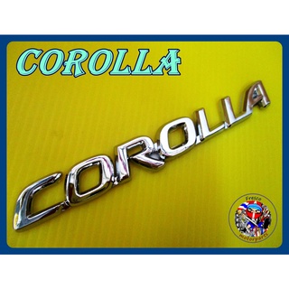 โลโก้  - TOYOTA COROLLA  SIZE ขนาด 12 x 1.5 cm.