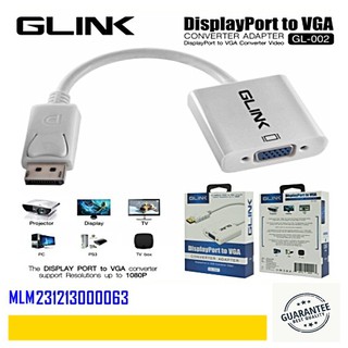 ตัวแปลงสัญญาณ Converter Display Port TO VGA  แปลงช่องสัญญาณ Display Port เป็น VGA รับประกันศูนย์ไทย