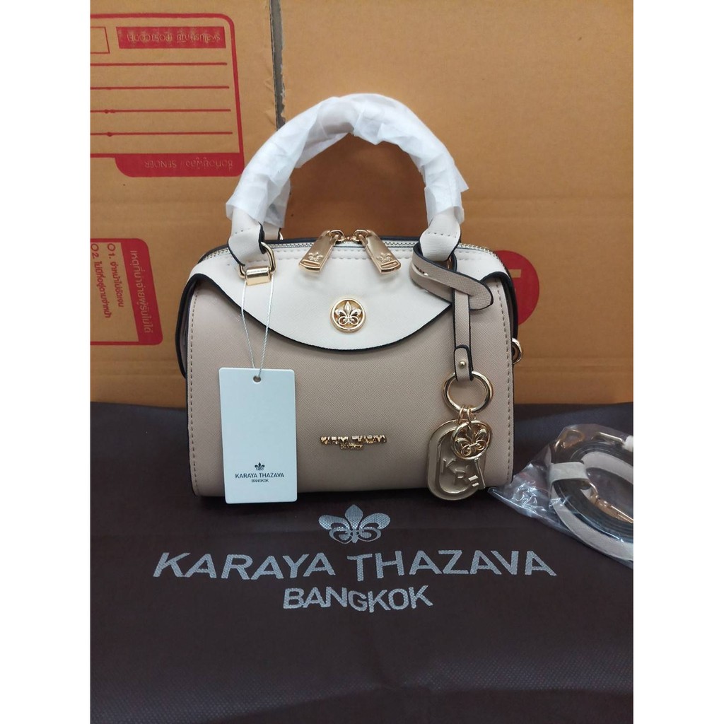 🍿👄 กระเป๋า KARAYA THAZAVA ทรงหมอน รุ่นขายดี ไม่มี out!! แท้ 💯 ‼️อ่านรายละเอียดสินค้าก่อนสั่งซื้อ‼️