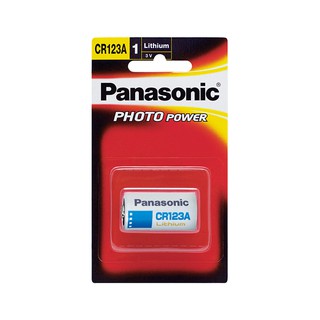 [พร้อมส่ง] ถ่านกระดุมลิเธี่ยม PANASONIC รุ่น CR-123 W/1BNL สีขาว