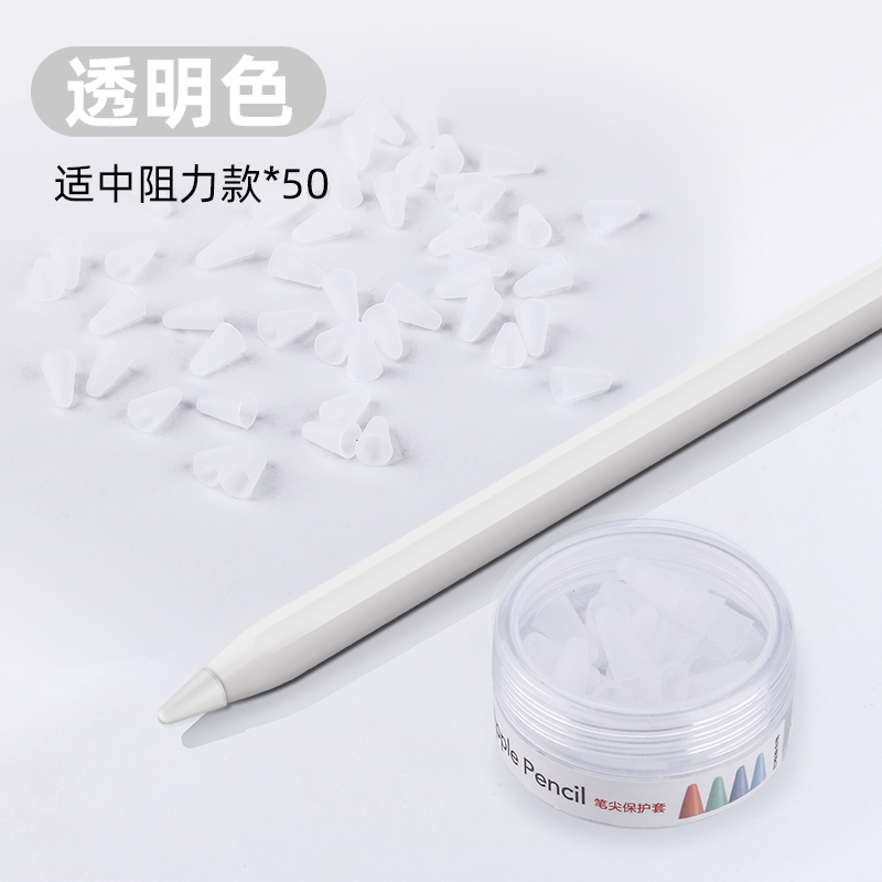 Li Ruiแอปเปิ้ลapple pencilปลอกปลายปากกาลื่นทนต่อการสึกหรอและเงียบipadปากกาpencilปากกาชั้นเยื่อกระดาษ1/2สติกเกอร์ปากการุ่