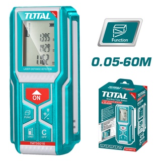 TOTAL เครื่องวัดระยะเลเซอร์ 60 เมตร รุ่น TMT56016 ( Laser Distance Detector ) ใช้แบตเตอรี่ AAA x 2 ก้อน