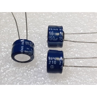 Elna RC3 150uf 16v capacitor ตัวเก็บประจุ คาปาซิเตอร์