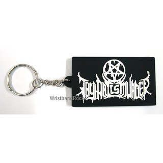 THY ART IS MURDER พวงกุญแจ ยาง เท่ๆ   พังค์ แทรช ร็อค พร้อมส่ง TMR270