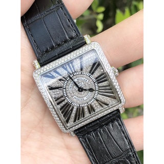 New Franck Muller Master Square Full Diamonds (ใบ Open)