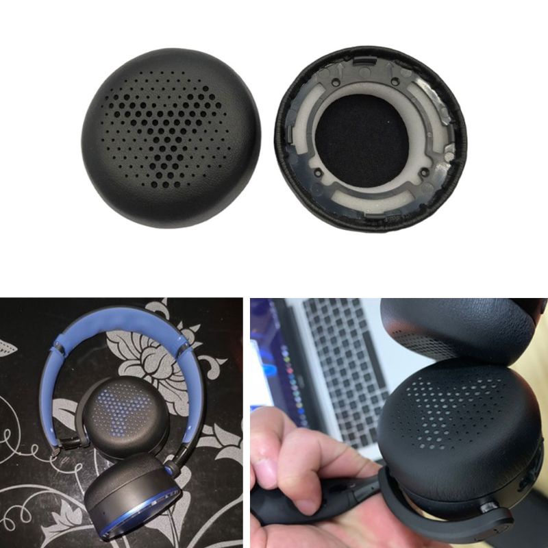 WU 1 Pair Replacement Foam Ear Pads Pillow Cushion Cover for AKG Y500 On Ear Wireless Bluetooth-compatible Headset