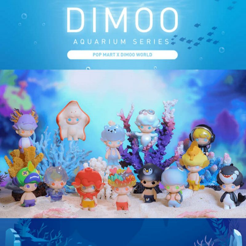 ⚡พร้อมส่ง⚡ 💥Update💥 Dimoo Aquarium Series แบบตัวแยก / Pop Mart x Dimoo World