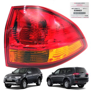 ไฟท้าย ข้างขวา Rh แท้ สีแดง+ส้ม มิตซูบิชิ ปาเจโร่ สปอร์ต สำหรับ Mitsubishi Pajero Sport ปี 2010 - 2015