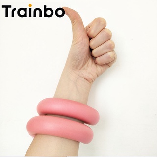 Trainbo สายรัดข้อมือซิลิโคน สําหรับออกกําลังกาย เล่นโยคะ วิ่ง