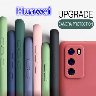 เคสโทรศัพท์ ซิลิโคน บุด้านใน ป้องกันเลนส์กล้อง สำหรับ Huawei P40 Pro P30 P20