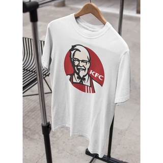 คอตต้อนคอกลมเสื้อยืด Unisex รุ่น KFC Edition T-Shirt สวยใส่สบายแบรนด์ Khepri 100%cotton comb รีดทับลายได้เลย ไม่ยืดไม่หด