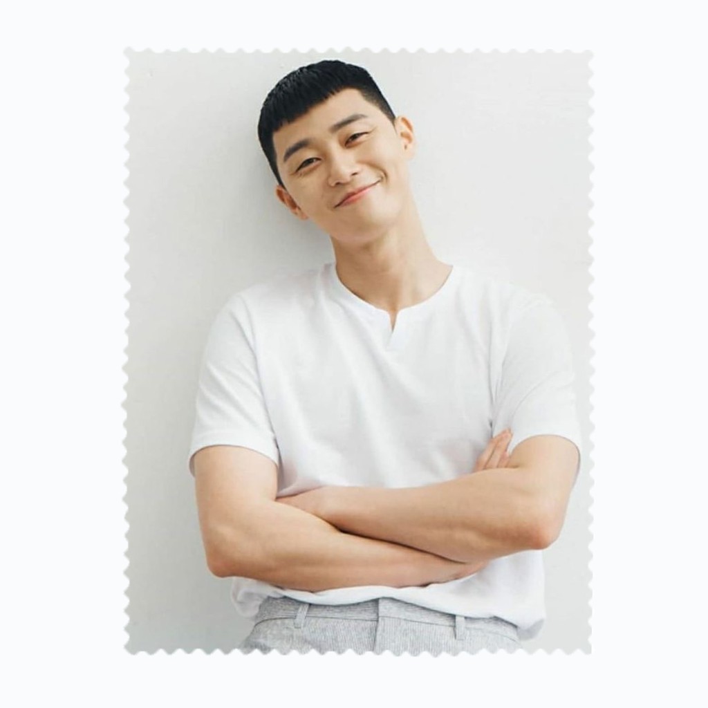 ผ้าเช็ดแว่นตา ผ้าเช็ดเลนส์ ศิลปินเกาหลี จอนจีฮยอน ซีรีส์เกาหลี พัคซอจุน คิมดามี - Park Seo Joon ซีรี