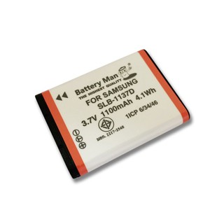 แบตกล้อง SLB-1137D for Samsung  ประกัน 1 ปี มีมอก.