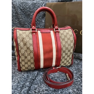 พร้อมส่ง**Used Gucci boston monogram แท้มือสอง💯