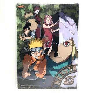 Naruto Shippuden แผ่นรองเขียนพลาสติกแข็ง จากนินจาจอมคาถานารูโตะ งานค่าย Movic แท้จากญี่ปุ่น