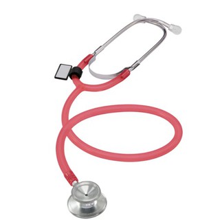 MDF หูฟังทางการแพทย์ Stethoscope Dual head 747#ISP (สีแดงใส)