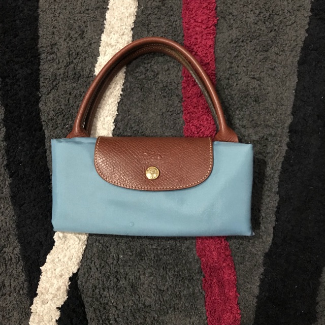 (Used)Longchamp แท้💯 รุ่น cabas สีฟ้า